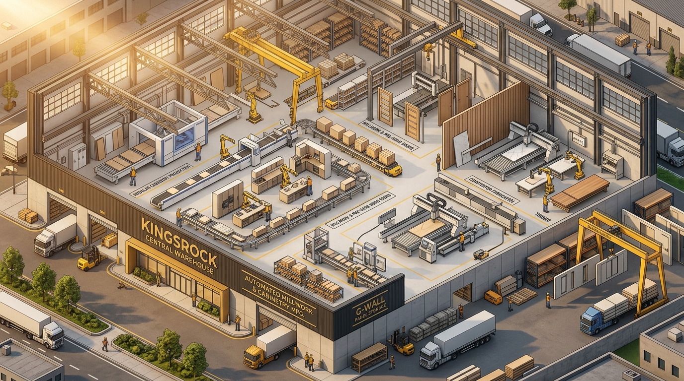 Kingsrock Central Warehouse Automated CNC Millwork