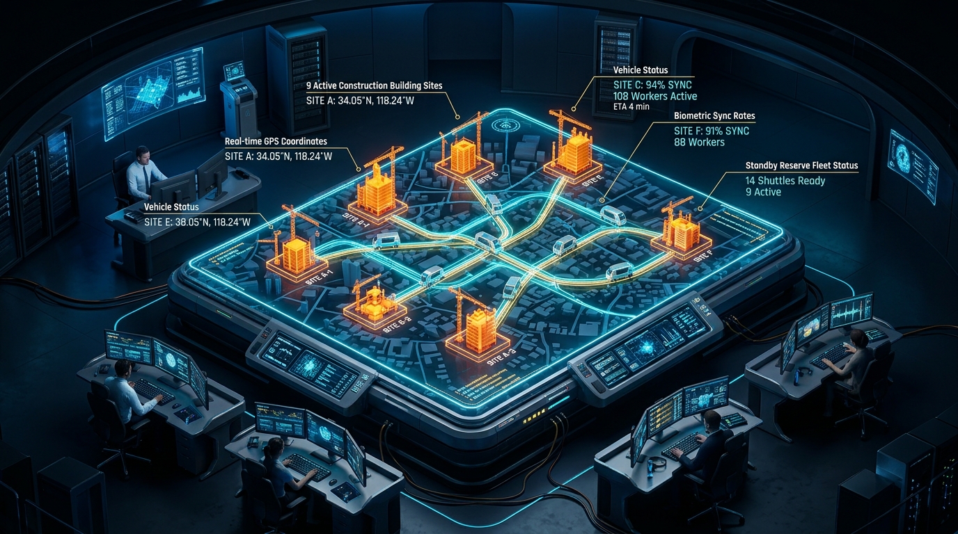 SiteRide 3D Holographic Route Network
