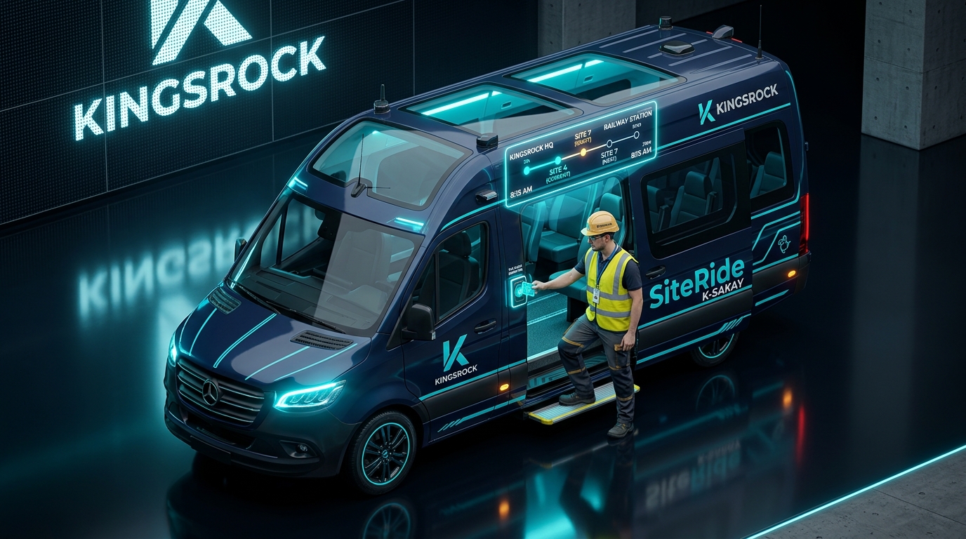 SiteRide 3D High-Roof Shuttle Van