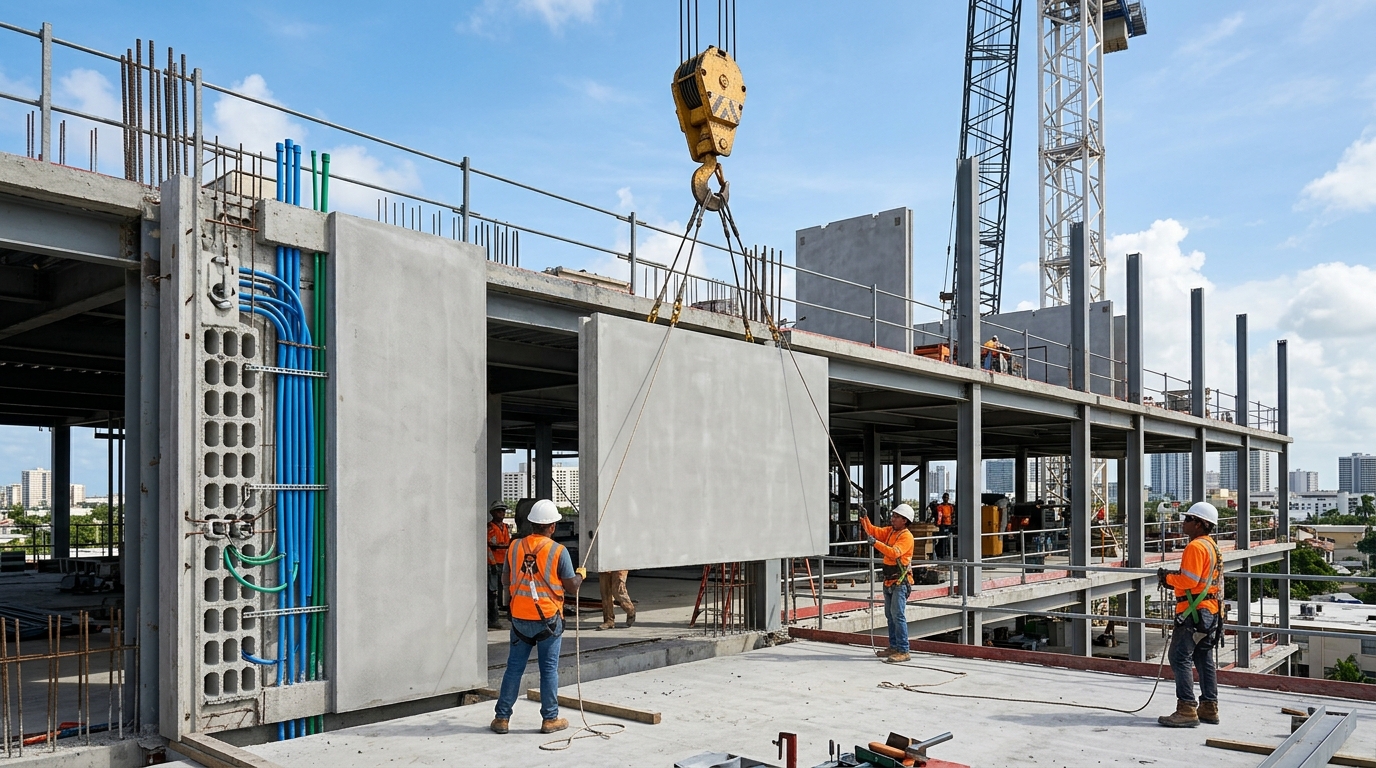 G-WALL™ STRUCTURAL PRECAST Hyper-Realistic Construction Photography